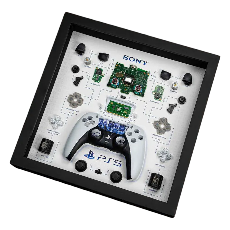 Framed PS5 Controller, Sony Lovers