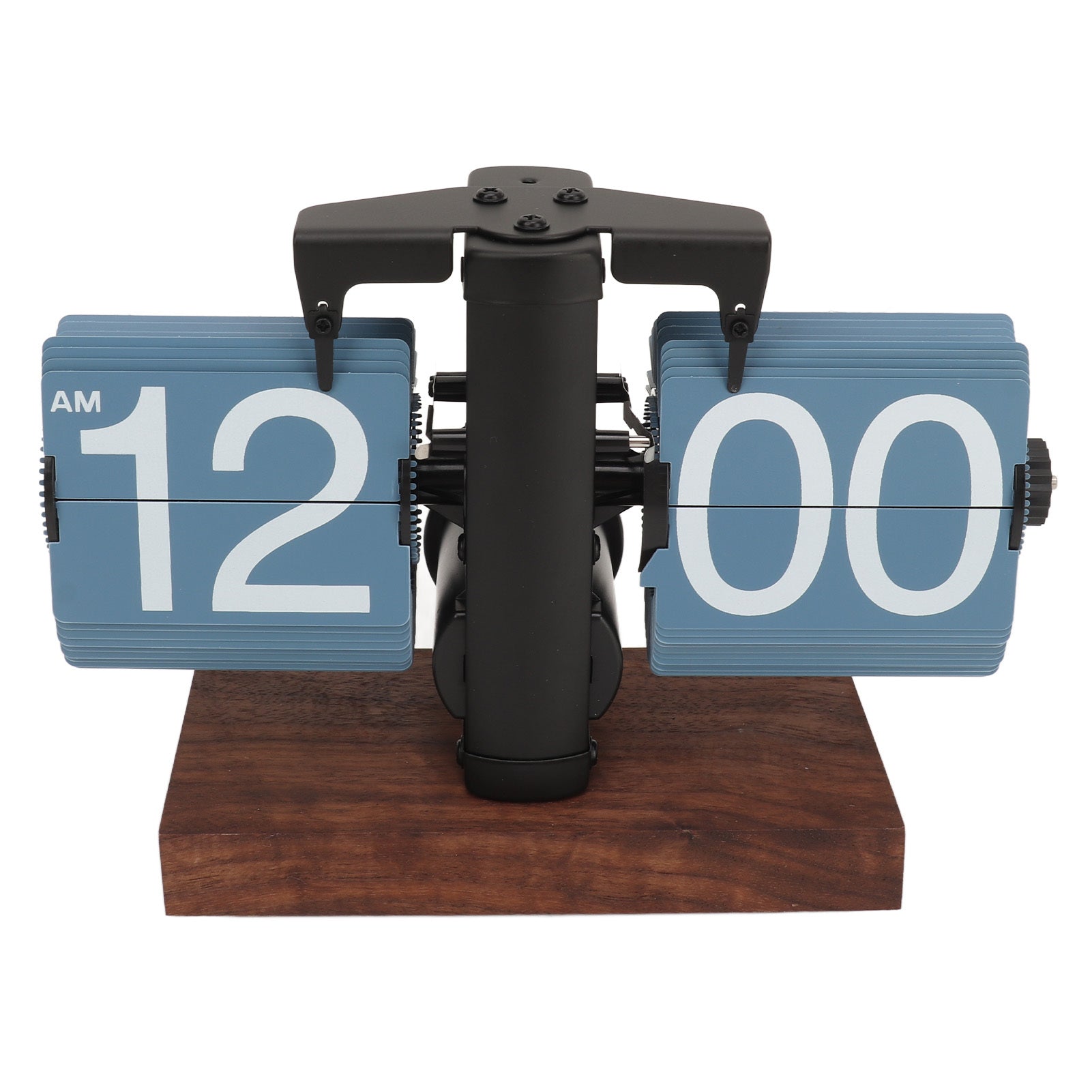 Retro Flip Down Clock, Battery Powered,Stainless Steel - Home & Office Decor.