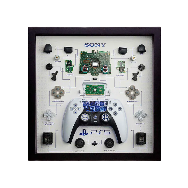Framed PS5 Controller, Sony Lovers